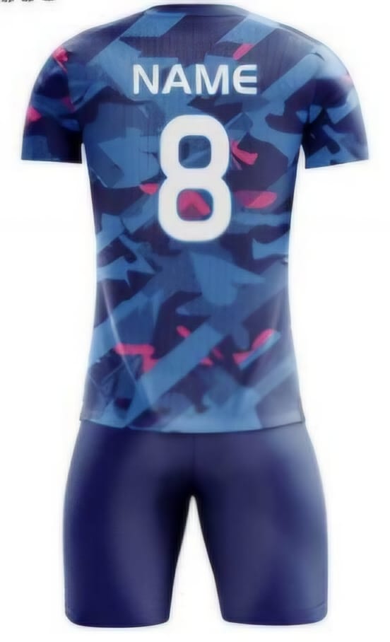 Blau/Pink Camo Hinten