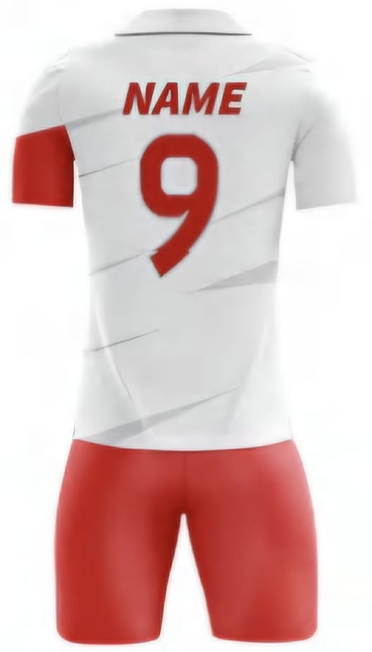 Rot/Weiß Tribal Hinten