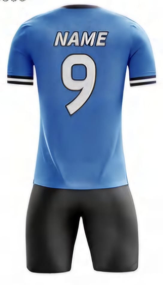 Blau Streifen Hinten