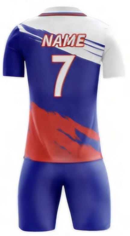 Blau/Rot Pinsel Hinten