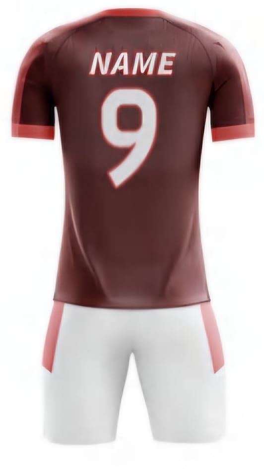 Bordeaux/Rosa Streifen Hinten