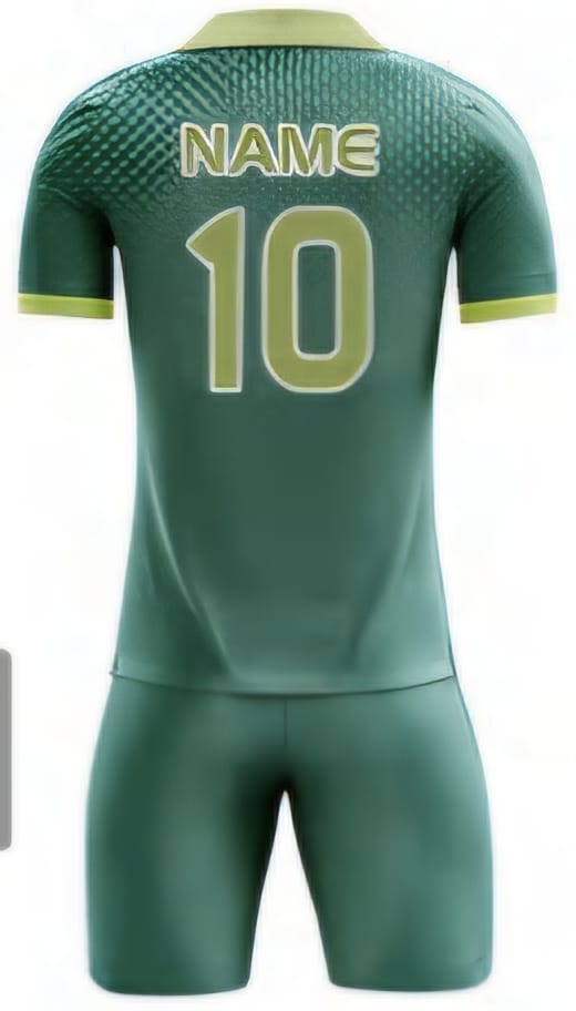 Dunkelgrün Streifen Hinten