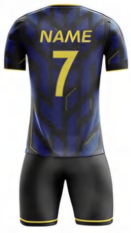 Dunkelblau Pfeil Hinten