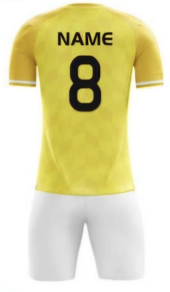 Gelb Einfarbig Hinten