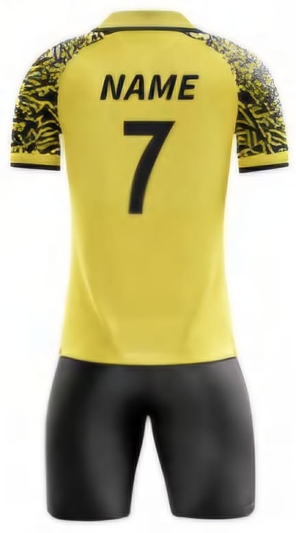 Gelb/Schwarz Pinsel Hinten