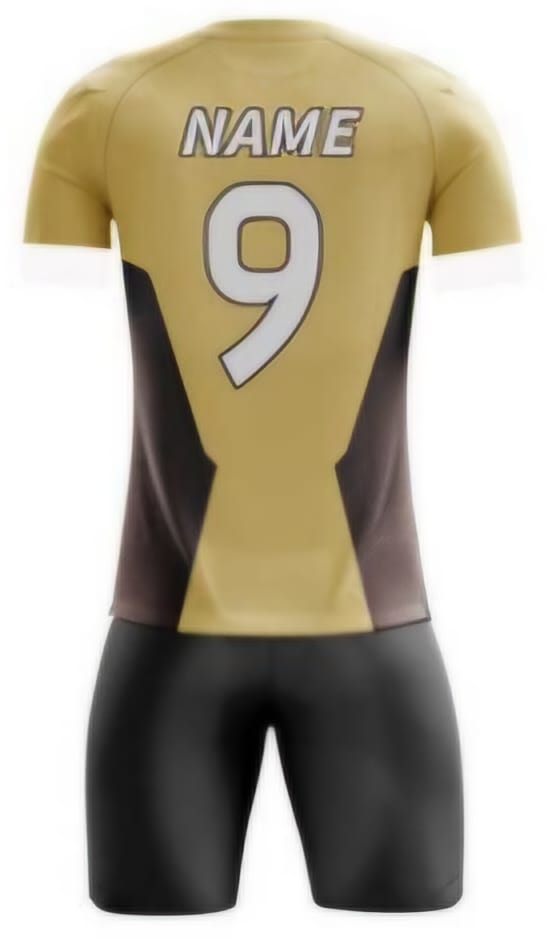 Gold/Schwarz Netzmuster Hinten