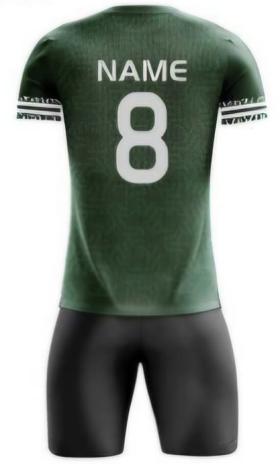 Grün/Weiß Chevron Hinten