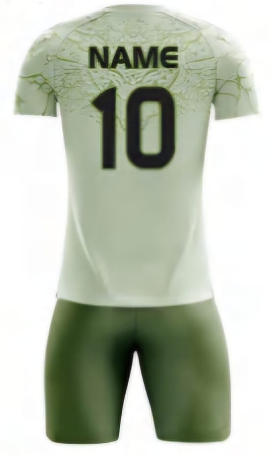 Grün/Weiß Graffiti Hinten