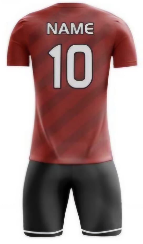 Rot/Schwarz Diagonal Hinten