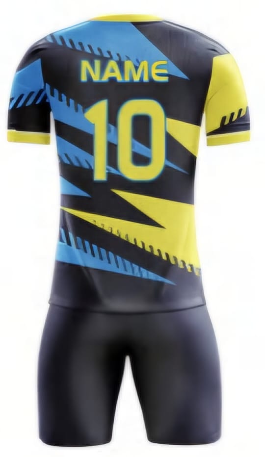 Schwarz/Blau Pinsel Hinten