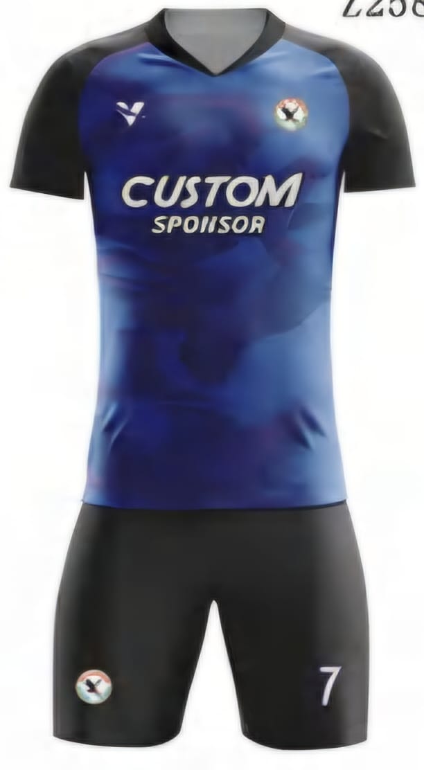 Schwarz/Blau Schräg