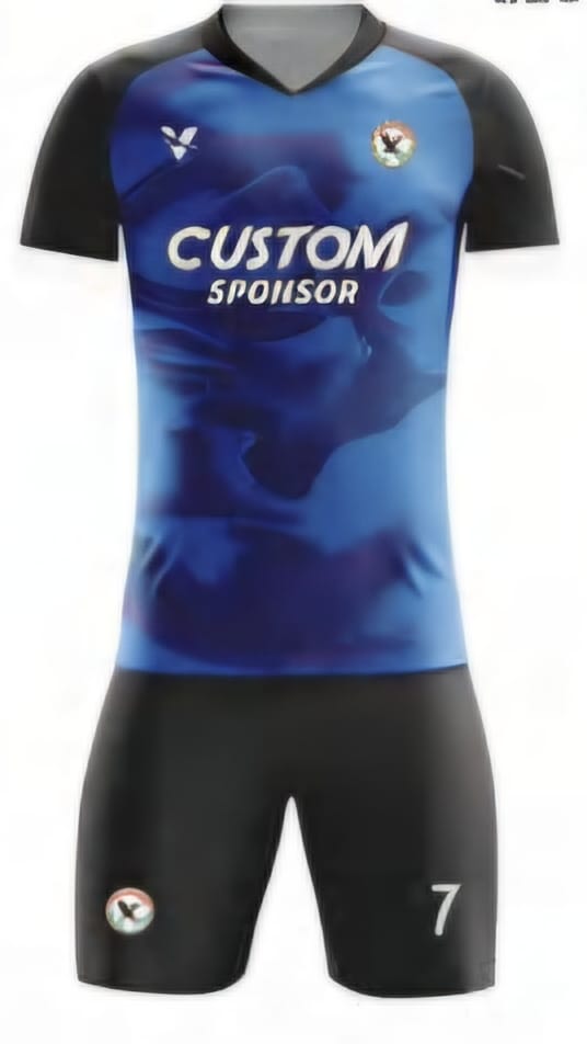 Schwarz/Blau/Rot Einfarbig