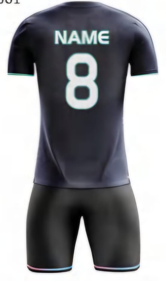 Schwarz Einfarbig Hinten