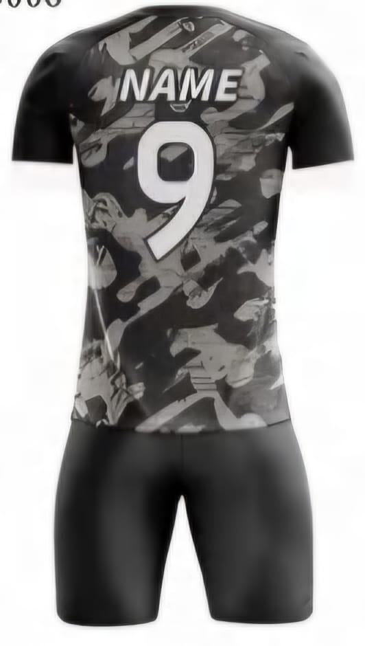 Schwarz Einfarbig Hinten