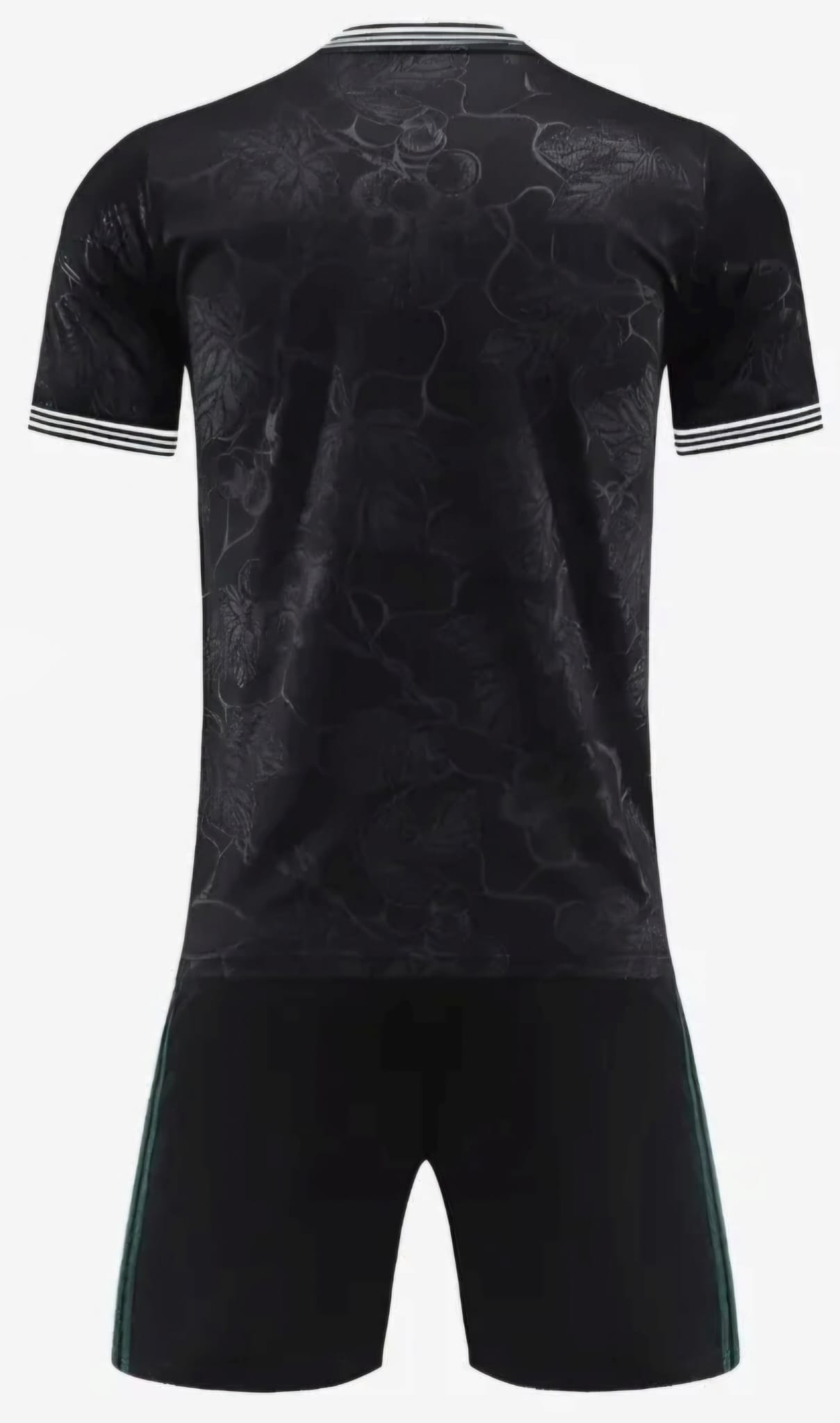 Schwarz Einfarbig Hinten