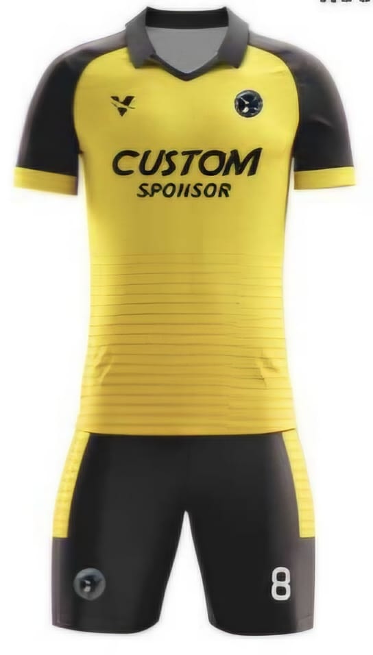 Schwarz/Gelb Chevron