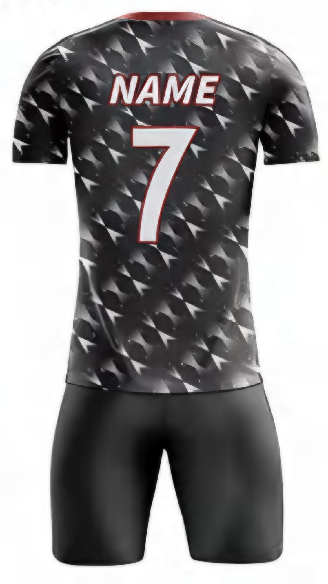 Schwarz Rauten Hinten