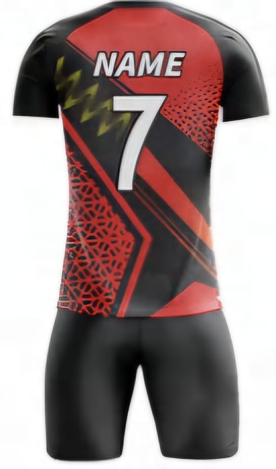 Schwarz/Rot Skyline Hinten