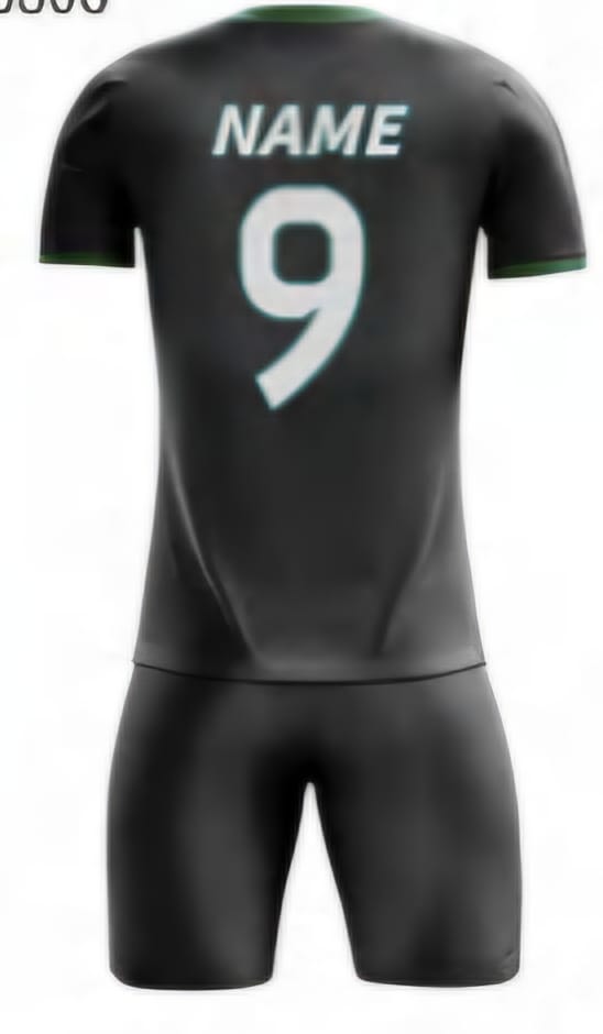 Schwarz/Rot Streifen Hinten