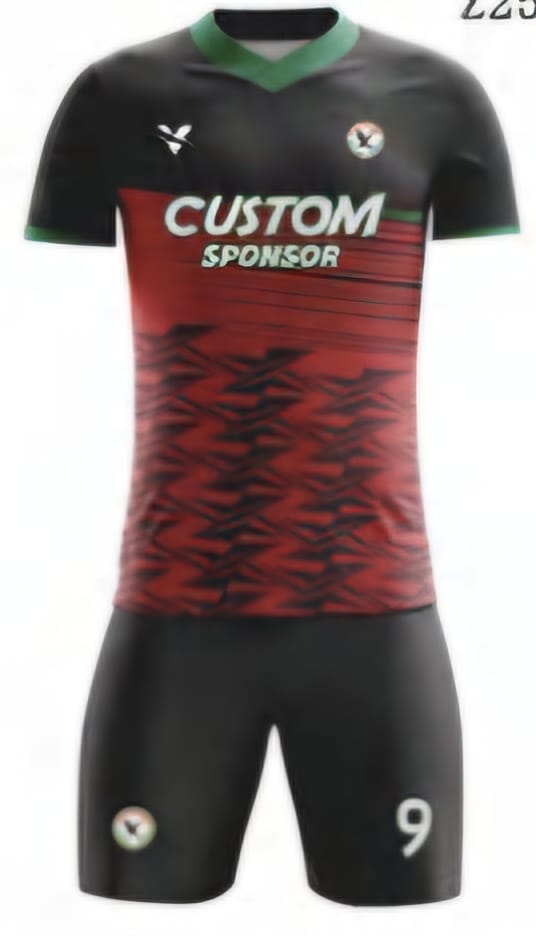 Schwarz/Rot Streifen