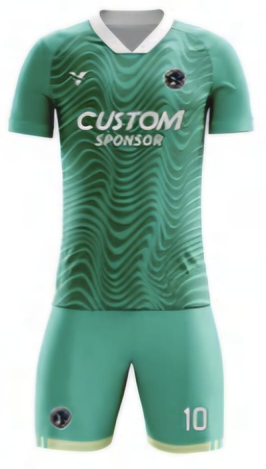 Türkis/Weiß Melange