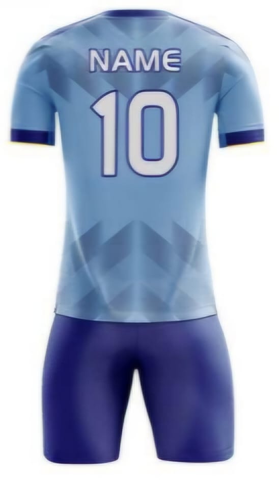 Hellblau Rauten Hinten