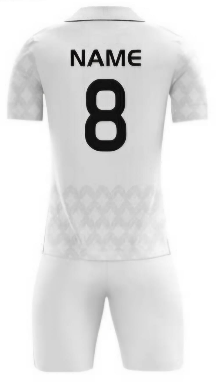 Weiß Dreiecke Hinten