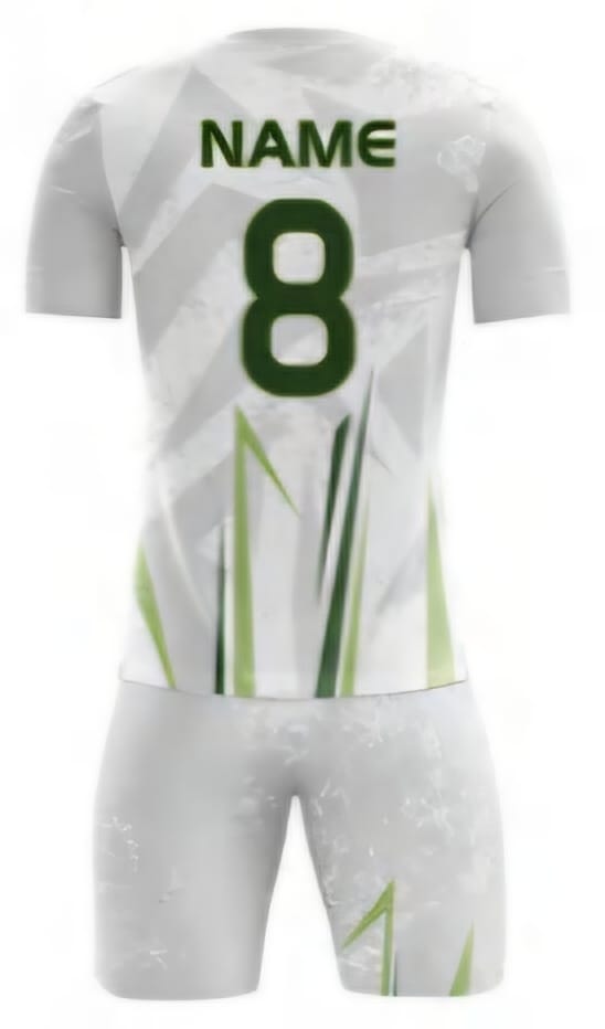 Weiß/Grün Blitz Hinten