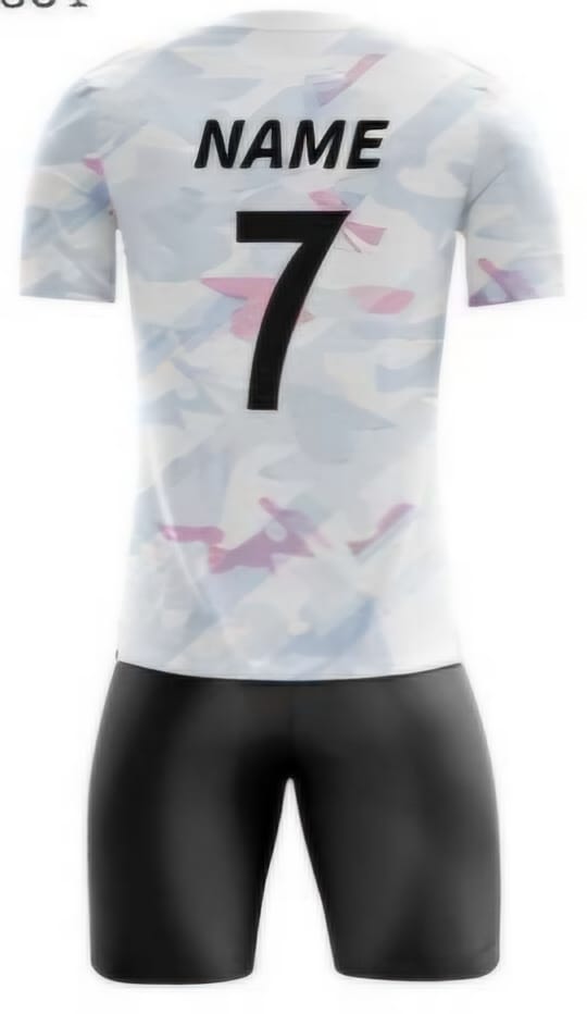 Weiß Pastell-Camo Hinten