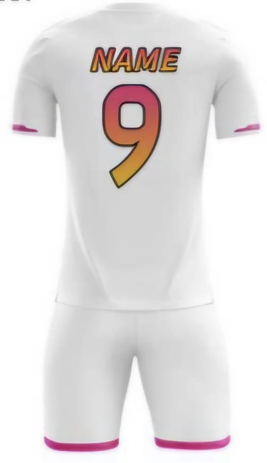 Weiß Strahlenmuster Hinten